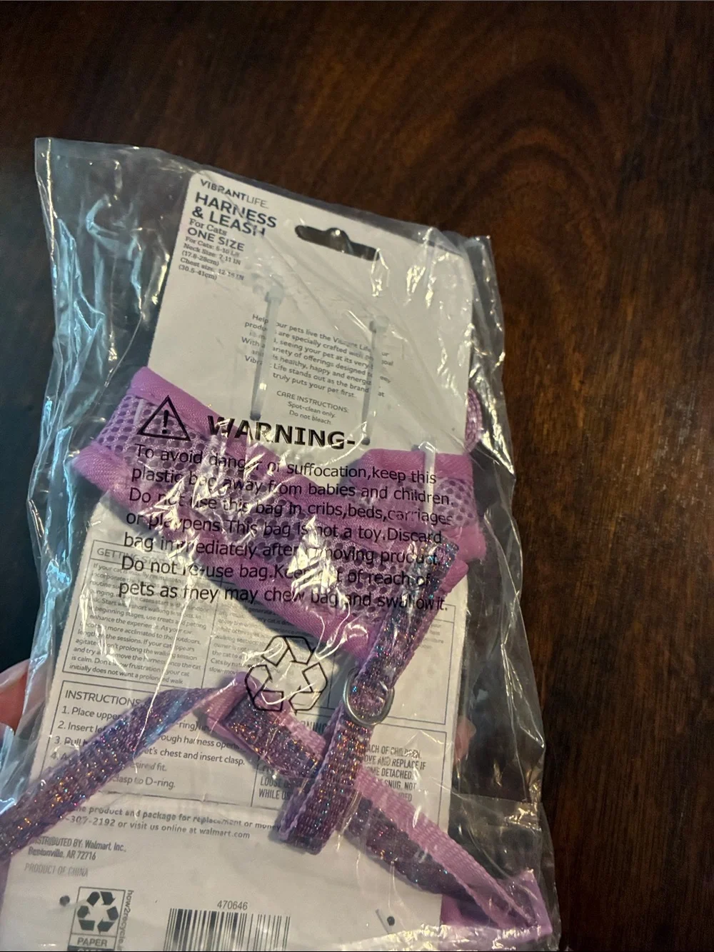 VibrantLife Pink Cat Harness & Leash Set - Soft Mesh Comfort
